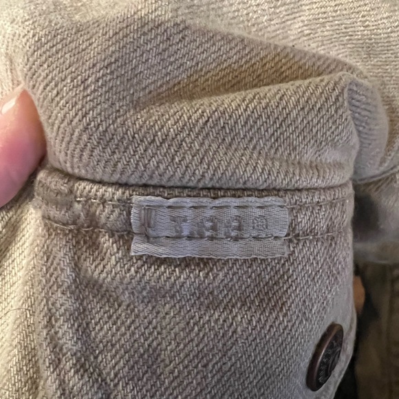 Lee boys 3T Tan Jean Jacket with Brown Collar - Picture 5 of 6